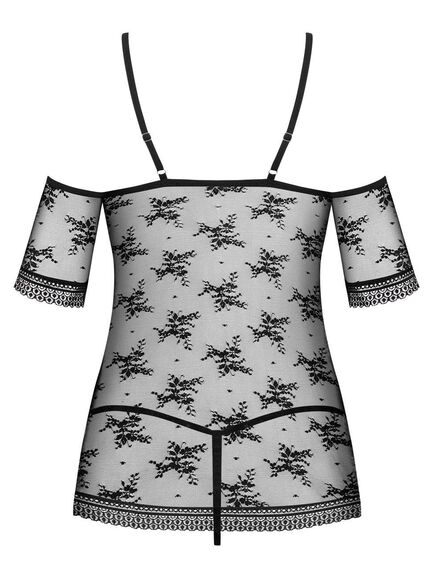 Бэби-долл с трусиками Obsessive JENNIFAIRY BABYDOLL (S/M), Выберите размер : S/M , изображение 4