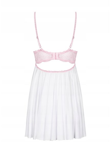 Сексуальная сорочка нежно белого цвета S / M , изображение 3