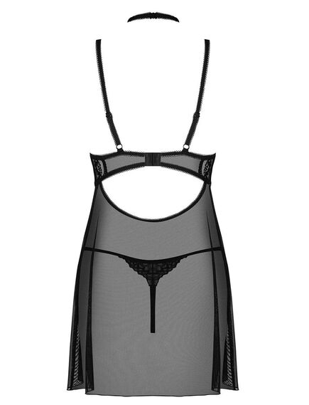 Бэби-долл + стринги Obsessive ELIZENES BABYDOLL (S/M), Выберите размер : S/M , изображение 4