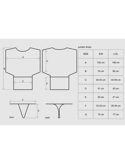 Сорочка PUNKER «летучая мышь» S/M , изображение 2