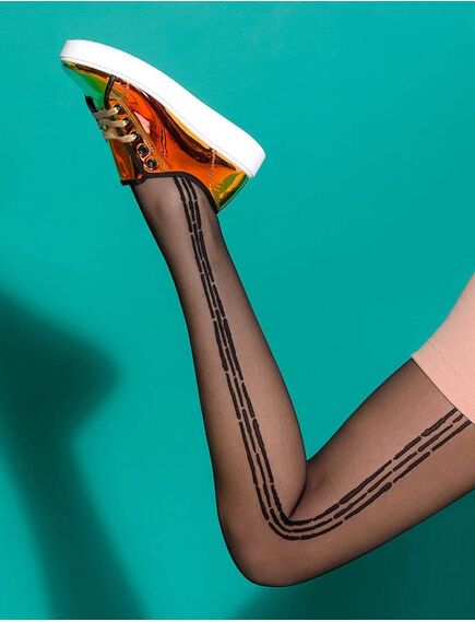 Черные колготки Kaya (3, Черный), Выберите размер : 3 , изображение 3