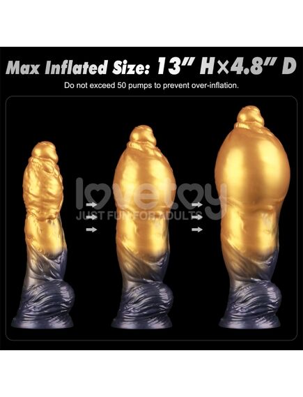 Фаллоимитатор с подкачкой "Aerosx", 25 см , изображение 2