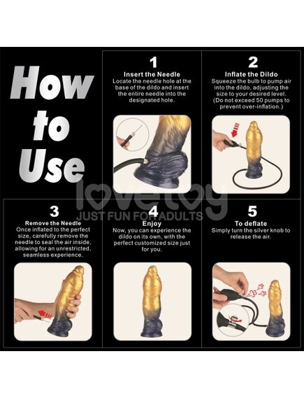 Фаллоимитатор с подкачкой "Aerosx", 25 см , изображение 5