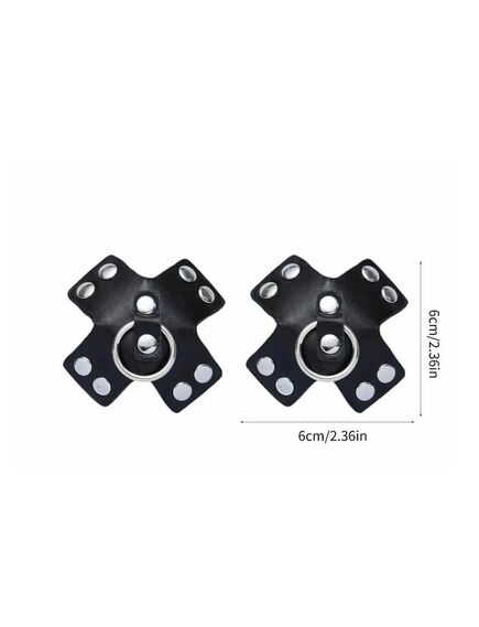 Пэстисы из искусственной кожи с металлическим кольцом , изображение 3