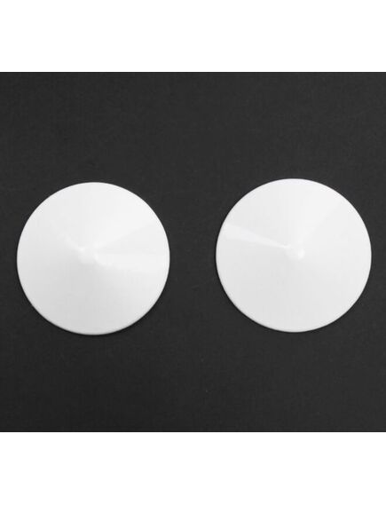 Металлические белые пэстисы круглые , изображение 2