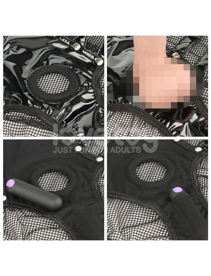 Комплект бюстгалтер и пояс для страпона Iconic Harness от Rebellion Reign (XS/S) , изображение 5