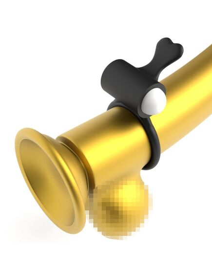 Эрекционное кольцо с вибрацией Power Clit "Heart" , изображение 3