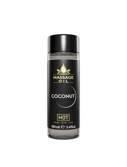 Массажное масло c ароматом Кокоса HOT Massage Oil COCONUT 100 мл 