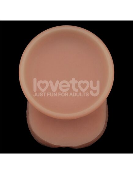 Фаллоимитатор с подвижной кожей из двухслойного силикона "8,5 Sliding Skin Pro", 21,6 см , изображение 7