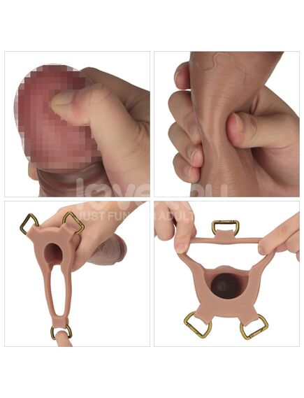 Фаллопротез 3в1,"RealFeel Set" 23,6 см, размер XS/M , изображение 5