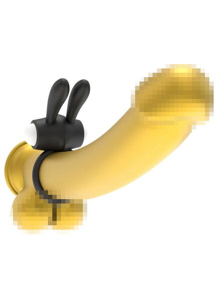 Эрекционное кольцо с вибрацией Power Clit "Rabbit" , изображение 4