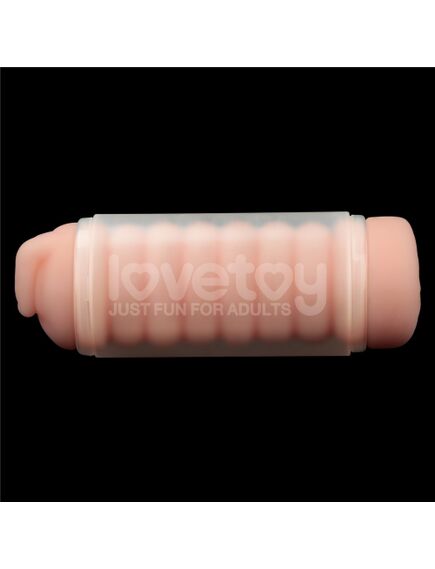 Мастурбатор в тубе, вагина-анус 22,3 см "Virgin-skin Blowout" , изображение 2