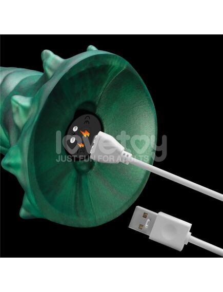 Вибрирующий силиконовый фаллоимитатор Savage Charm с двойными «когтями» , изображение 5