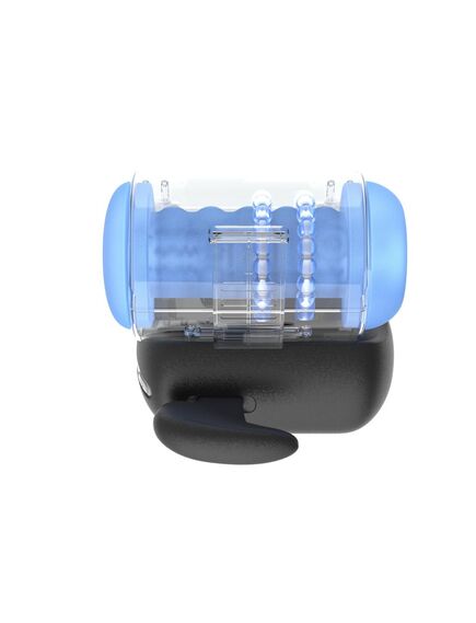 Инновационный робот-мастурбатор Black Knight с массажем бусинами , изображение 3