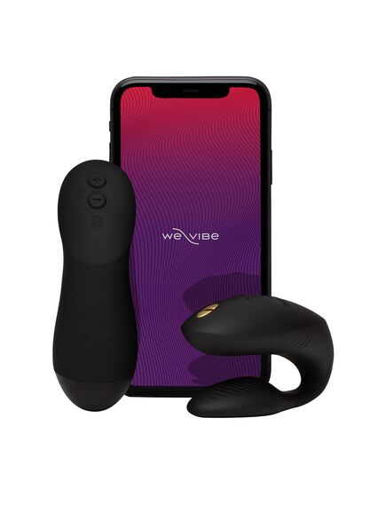 Вибратор для пар We-Vibe Chorus Pro черный , изображение 2