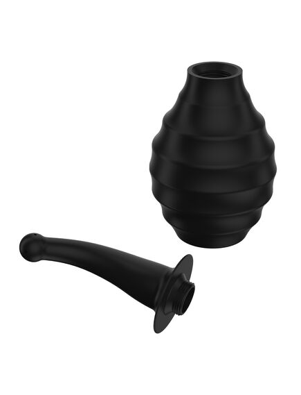 Анальный душ с гибкой насадкой, черный , изображение 5