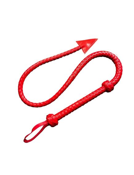 Кнут из искусственной кожи, 130 см , изображение 3