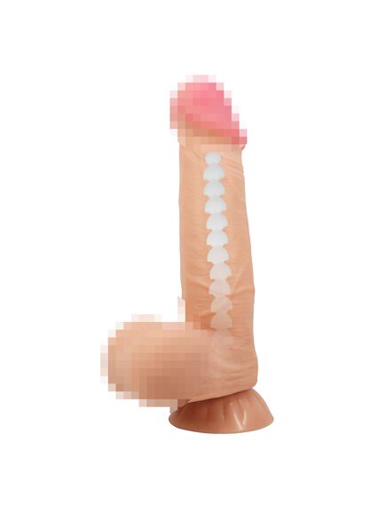 Фаллоимитатор с подвижной кожей и каркасом "Najm" 21,8 см , изображение 2