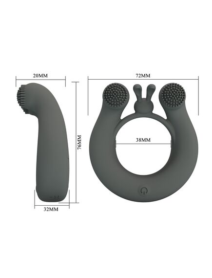 Эрекционное кольцо с вибрацией "Master ring" , изображение 7