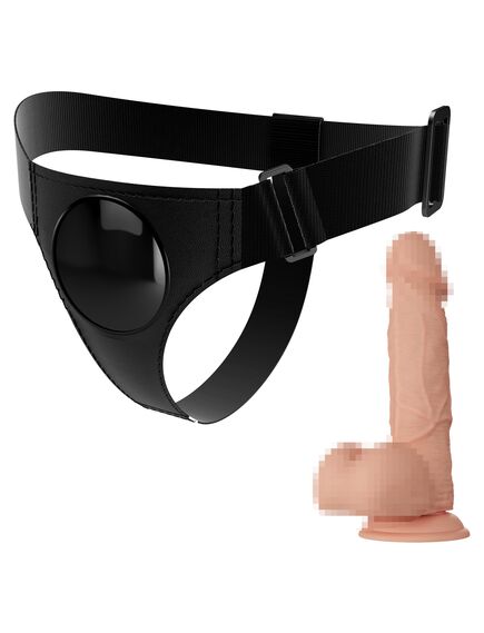 Страпон с фиксацией на присоске 21,8 см "Jerry" , изображение 4