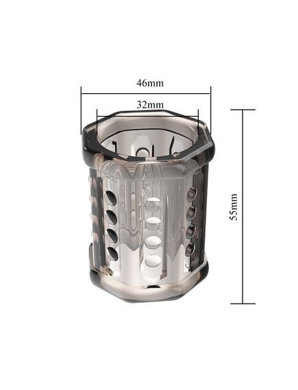 Насадка-эрекционное кольцо открытая с пупырышками , изображение 5