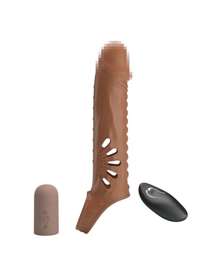 Насадка удлиняющая со съемной вибропулей и пультом Д/У, 12 режимов, 24,3 см , изображение 3