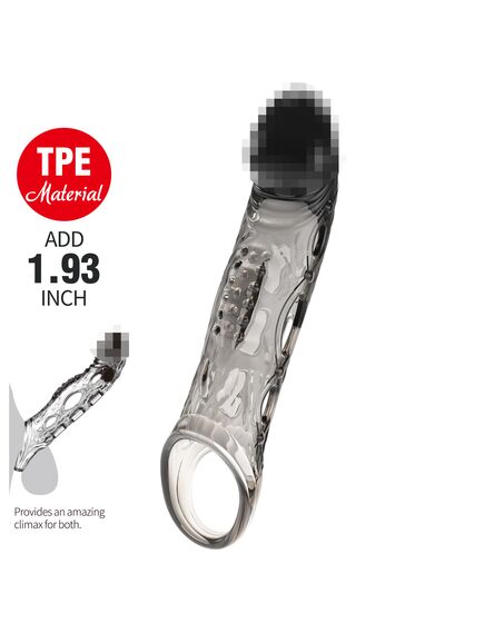 Насадка удлиняющая с подхватом под мошонку "Wayde", 21,3 см , изображение 2