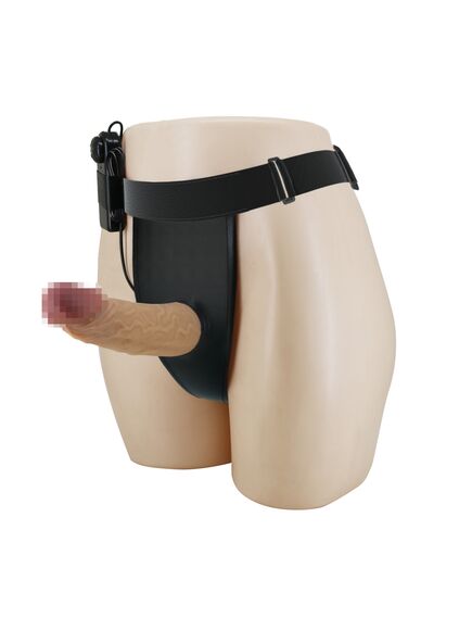 Фаллопротез для мужчин с вибрацией "Draven", 17,5 см , изображение 5