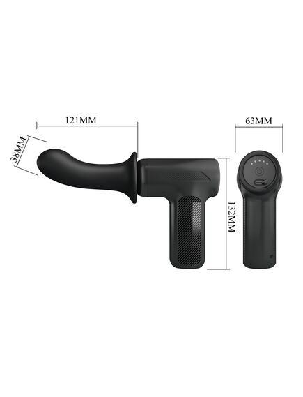 Мини-секс машина повышенной мощности с эффектом пульсации "DJ DOCTOR" , изображение 4