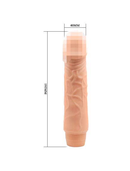 Реалистичный вибратор "Barbara", 19,5 см , изображение 5