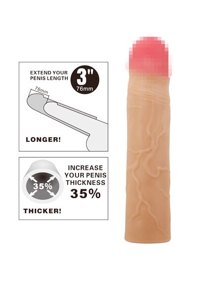 Насадка удлиняющая "Kylian", телесная, 19,5 см , изображение 2