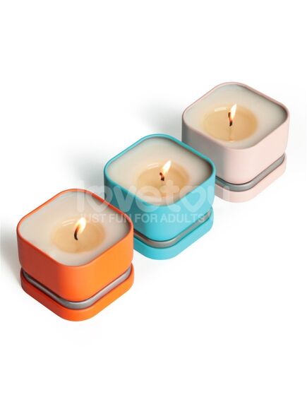 Набор низкотемпературных свечей для массажа 3 шт по 60 гр , изображение 3