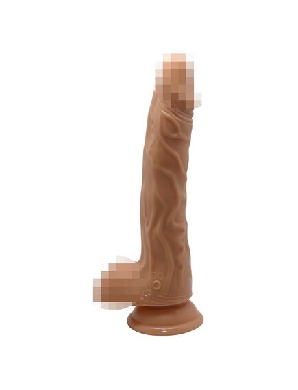 Вибратор реалистичный с ротацией и возвратно-поступательными движениями "Bodach" 21 см , изображение 3