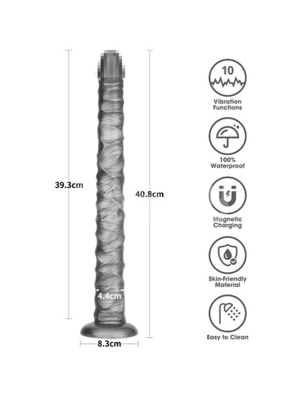 Вибромассажер Vibrax King Sized 40,8 см , изображение 2