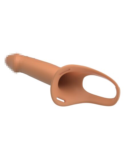 Фаллопротез телесный "Landon", 16,8 см , изображение 6