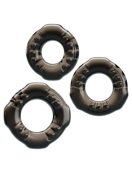 Набор эрекционных колец "Cock rings" , изображение 2