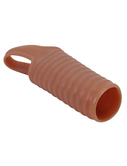 Насадка с открытой головкой и подхватом под мошонку, 11,2 см , изображение 4