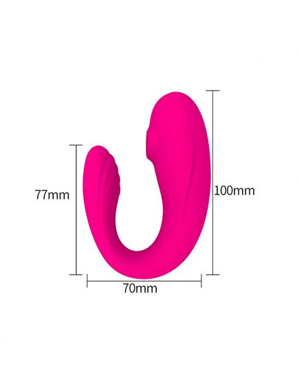 Вакуумный вибратор для клитора и точки "G"с приложением , изображение 4