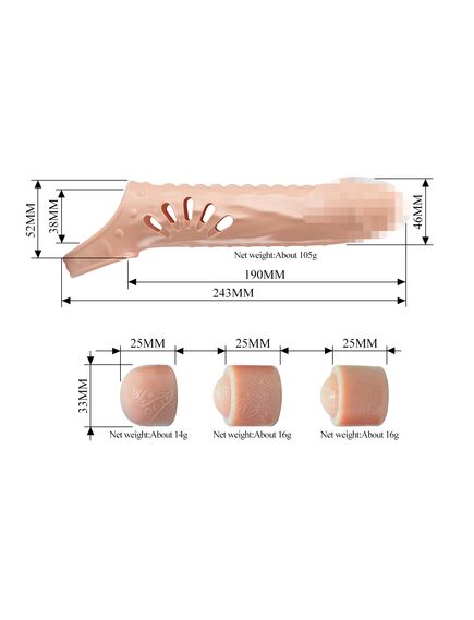 Насадка удлиняющая с возможностью регулировки длины, 24,3 см , изображение 5