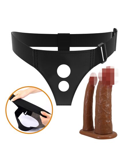 Страпон для двойного проникновения с фаллопротезом "Keaven" , изображение 5