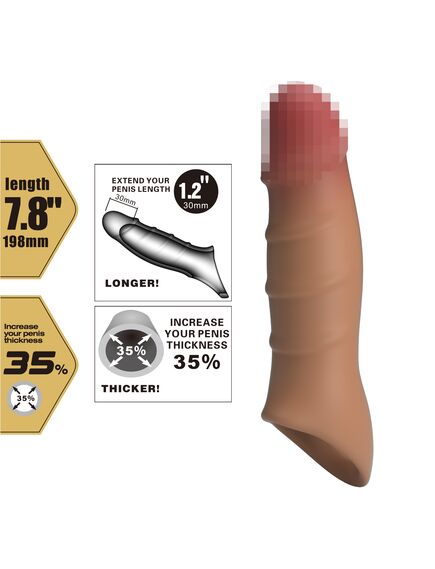 Насадка на член увеличивающая "darnell" , изображение 2