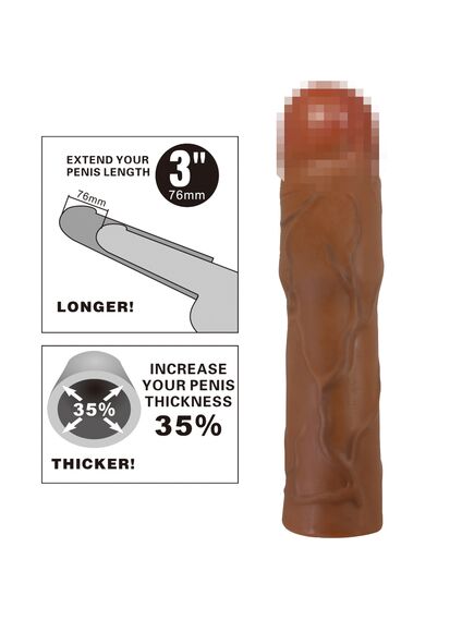 Насадка удлиняющая "Kylian", коричневая, 19,5 см , изображение 2