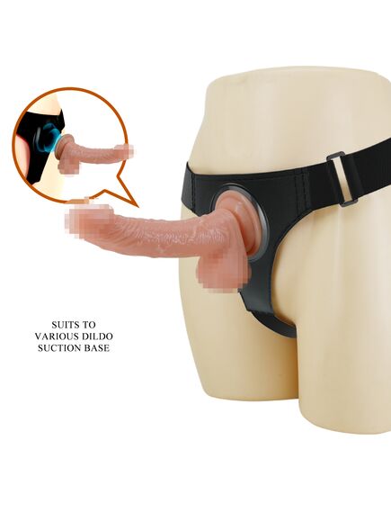 Страпон с фиксацией на присоске 19 см "Kevin" , изображение 2