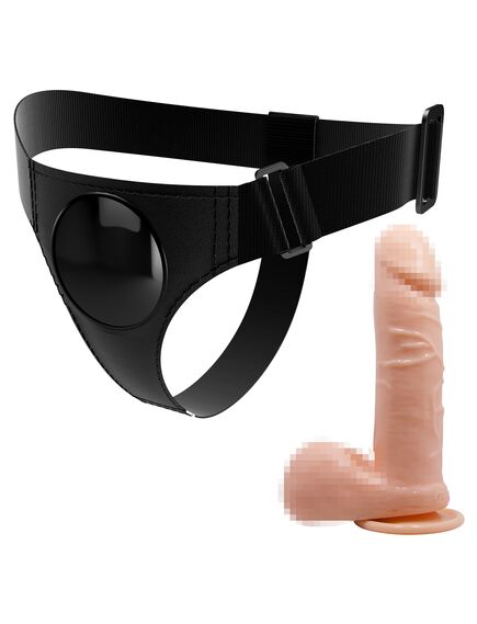 Страпон с фиксацией на присоске 20 см "Tom" , изображение 4