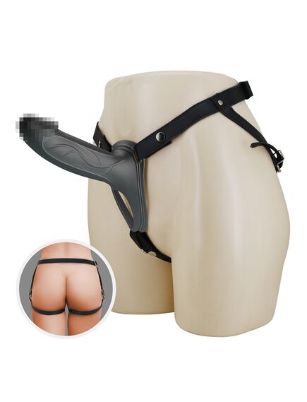 Фаллопротез черный "Landon", 16,8 см , изображение 2