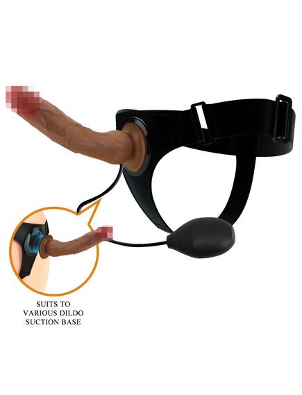 Страпон с имитацией эякуляции, 19 см "Kyton" , изображение 2