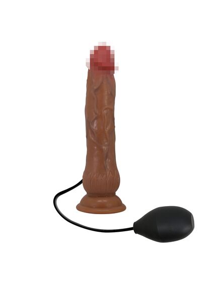 Страпон с имитацией эякуляции, 19 см "Kyton" , изображение 3