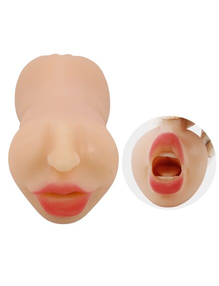 Двухсторонний мастурбатор вагина-рот "Zoey" , изображение 4