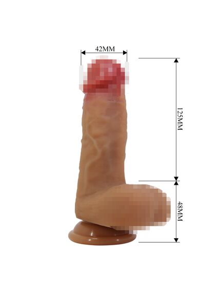 Страпон с фаллоимитатором и трусиками, 17,3 см , изображение 7