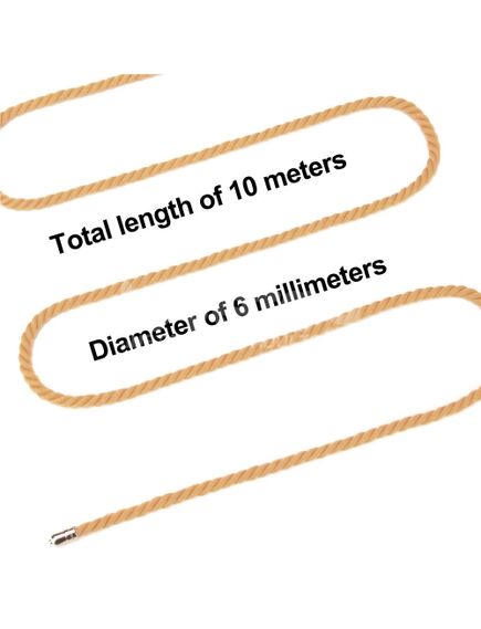 Веревка для шибари из 10 метров, из коноплянного волокна , изображение 3
